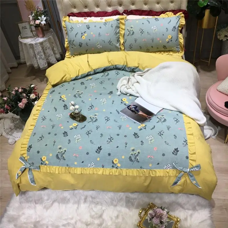 Мягкий теплый пододеяльник King queen, размер 4 шт., простыня, наволочка, флисовый хлопок, розовый, серый комплект постельного белья для девочек, Ультра мягкий комплект постельного белья - Цвет: Color 10