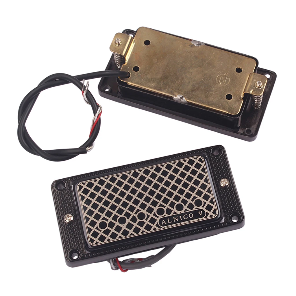 

Replacement Electric Guitar Humbucker Pickup Alnico V Set for LP Guitar Accs