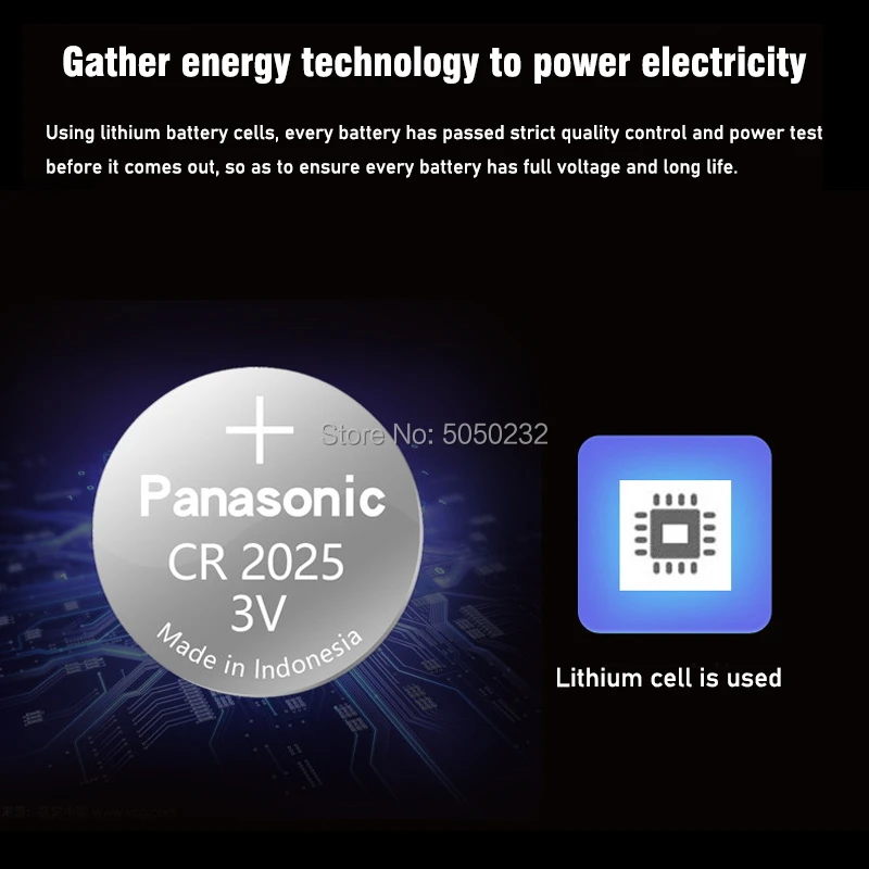 1 шт. PANASONIC оригинальный новый аккумулятор cr2025 3 в Кнопочная батарея монетные
