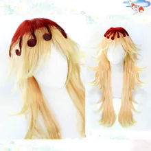 Аниме демон убийца Kimetsu No Yaiba Douma термостойкие синтетические волосы косплей парик Хэллоуин волос+ Бесплатный парик шапка