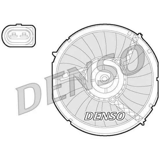 Вентилятор радиатора VAG DENSO DER02003