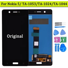 Pour Nokia 5 N5 ÉCRAN LCD Avec Écran Tactile Digitizer Capteur Assemblage Du Panneau De Pièces De Rechange Pour Nokia 5 écran LCD panneau=