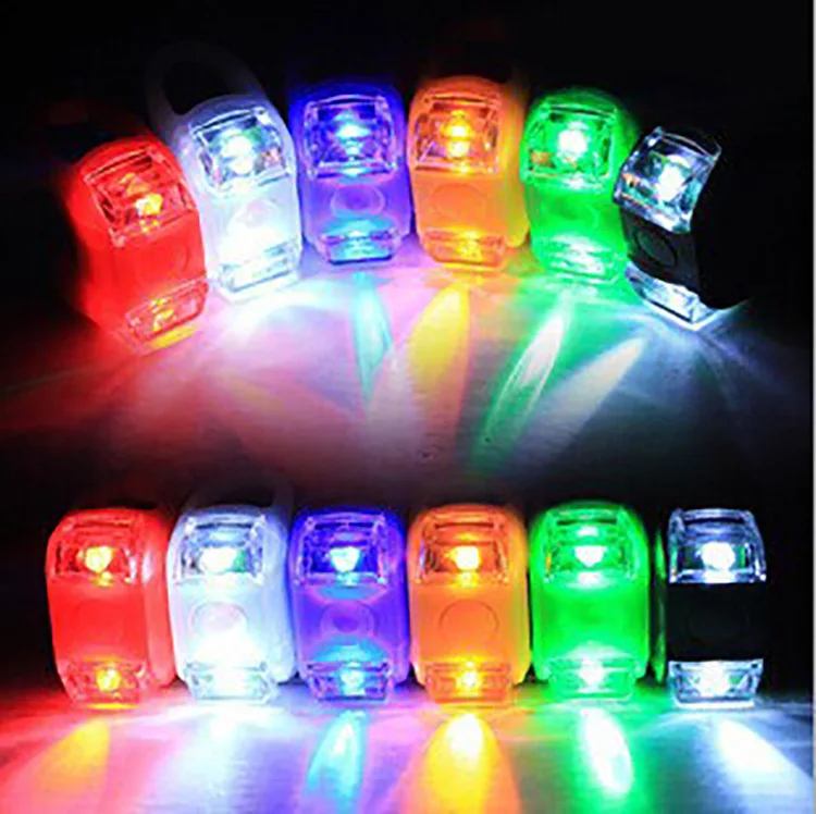 

1pc 6 Colors Frog Light Mountain Bike Warning LED Taillights Headlights Eyes Lamp Riding Equipment