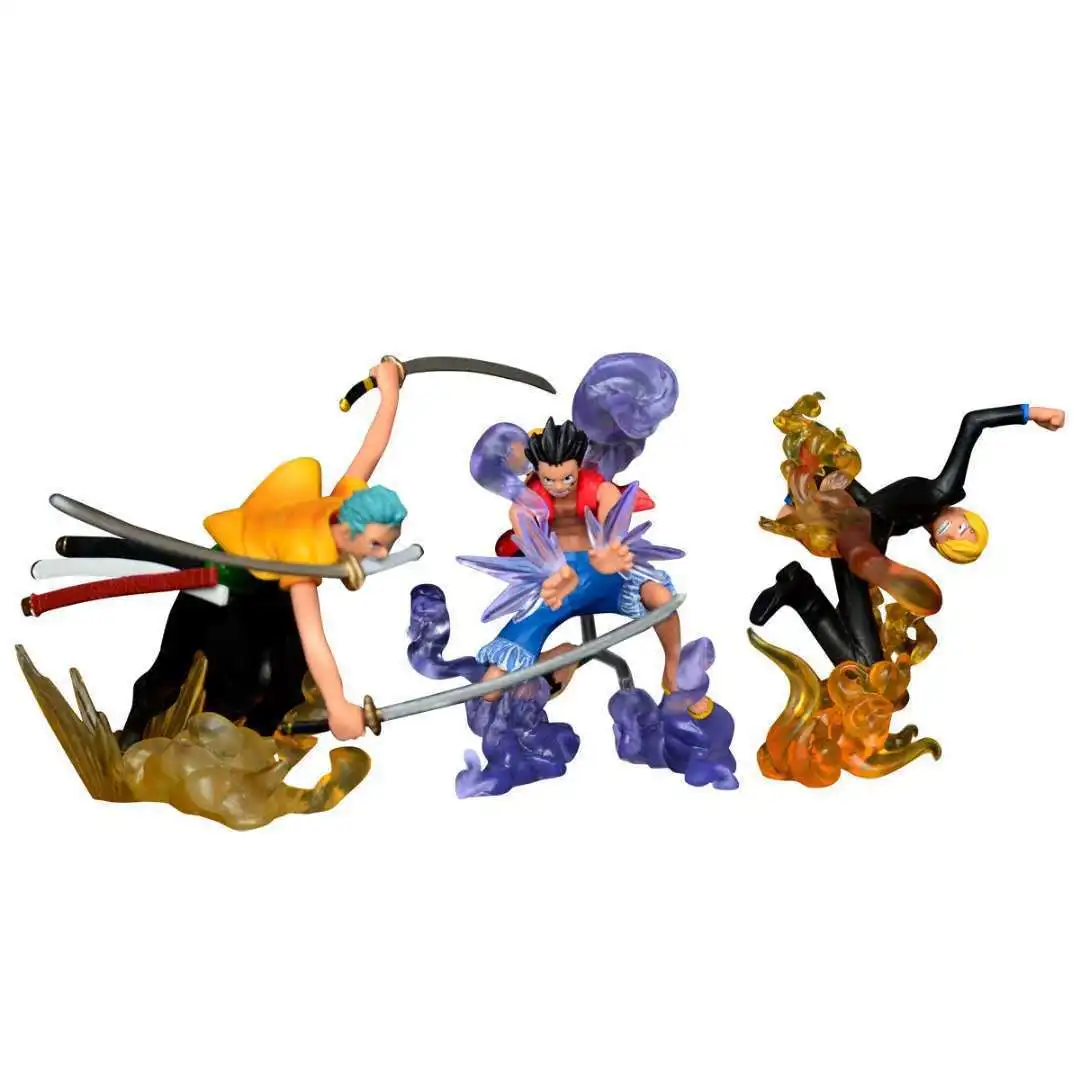 

One Piece lian xie Technology Six Hundred Trouble Sauron Demon-Style Foot Sanji Siege Cannon Luffy Garage Kit Model