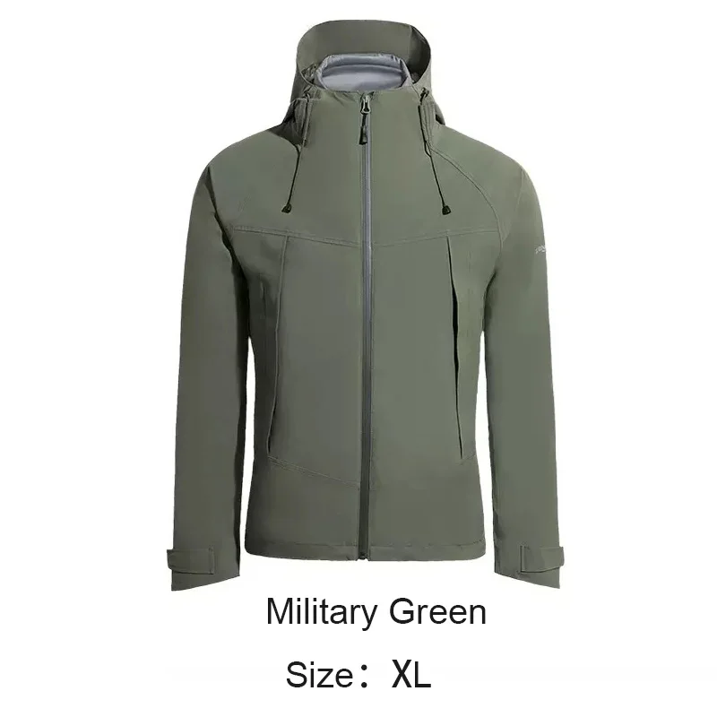 Military green XL Xiaomi комплект из двух предметов пуховик водонепроницаемый дышащий влагопроницаемый тепло-сбор царапин износостойкий съемный - Цвет: Military green XL
