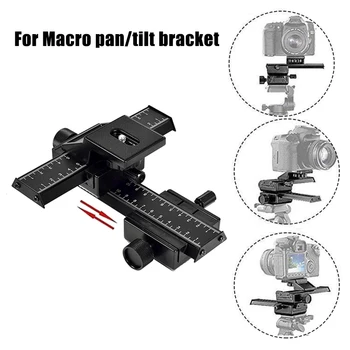 

Aluminum 4 Way Macro Focusing Rail Slider with 1/4 Screw for Canon Nikon Olympus Camera VH99