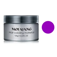 Воск для волос для укладки волос, временная краска для волос, одноразовая модная формовочная краска, грязевая крем-краска для волос