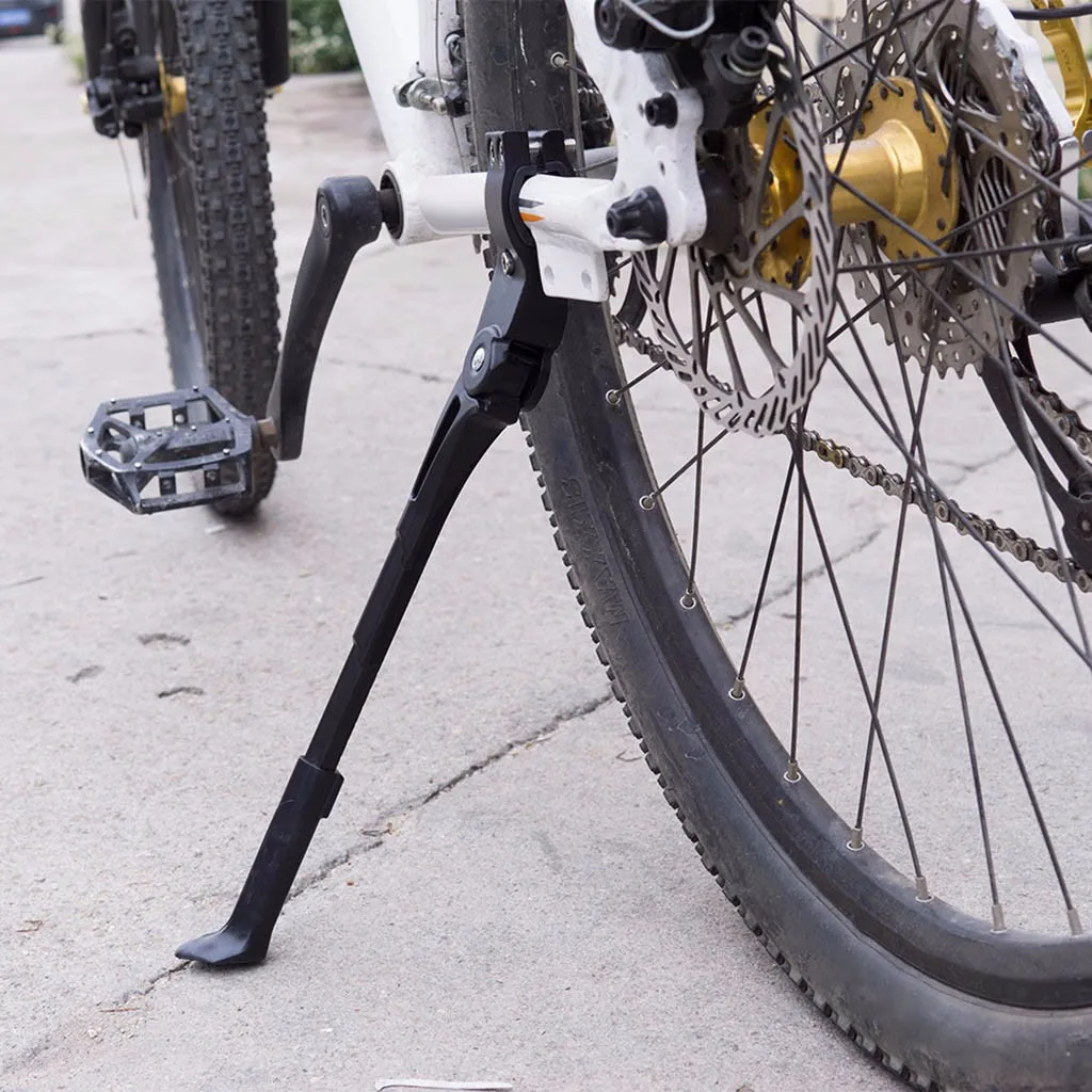 Легкий велосипед Kickstand Велоспорт Сплав регулируемый длинный стенд для 22-27 дюймов# NN929
