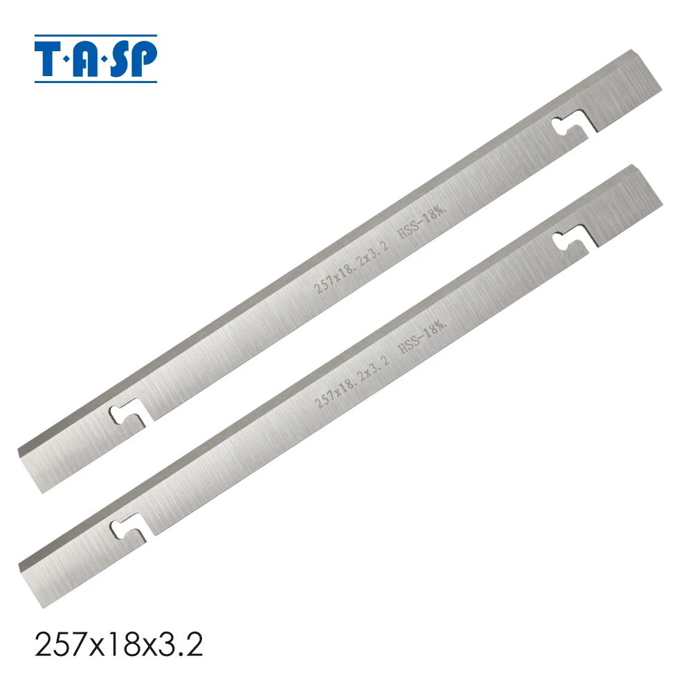 Knife Planer Wood Macallister TASP Blade HSS Thickness for COD1500PT 257mm 257x18.2x3.2mm