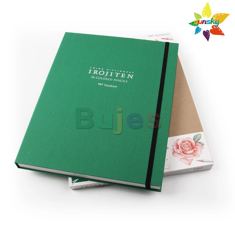 トンボ鉛筆irojiten色辞書木製鉛筆セット、色鉛筆色辞書第一/第二/第三