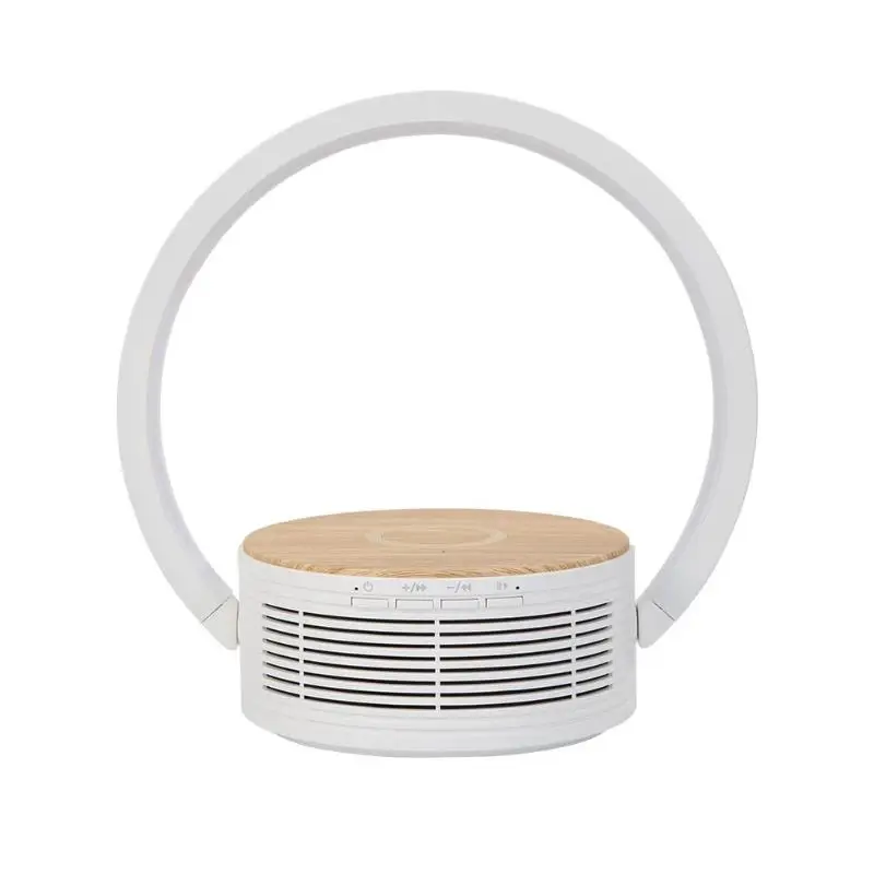 Bluetooth Audio LED Table Desk Lamp Portable Wireless Charging Night Light
