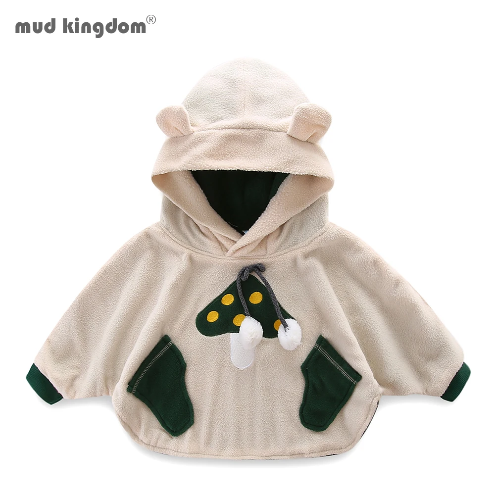 Mudkingdom/плащ для маленьких мальчиков и девочек с капюшоном милыми заячьими ушками
