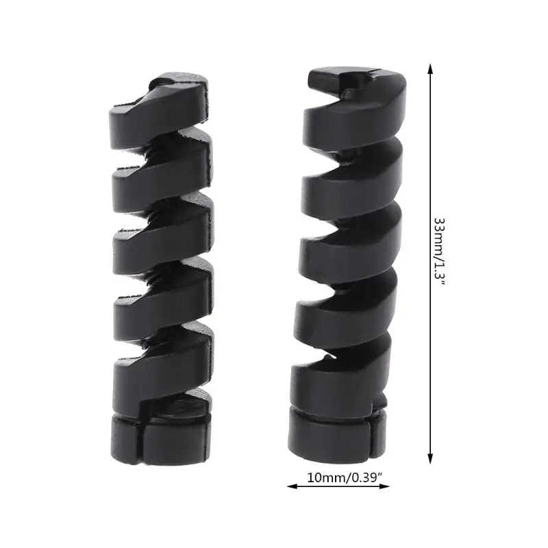 

2pcs Cable Protector Bobbin Winder Data Line Case Rope Protection Spring Twine For Phone USB Earphone Cover 634A