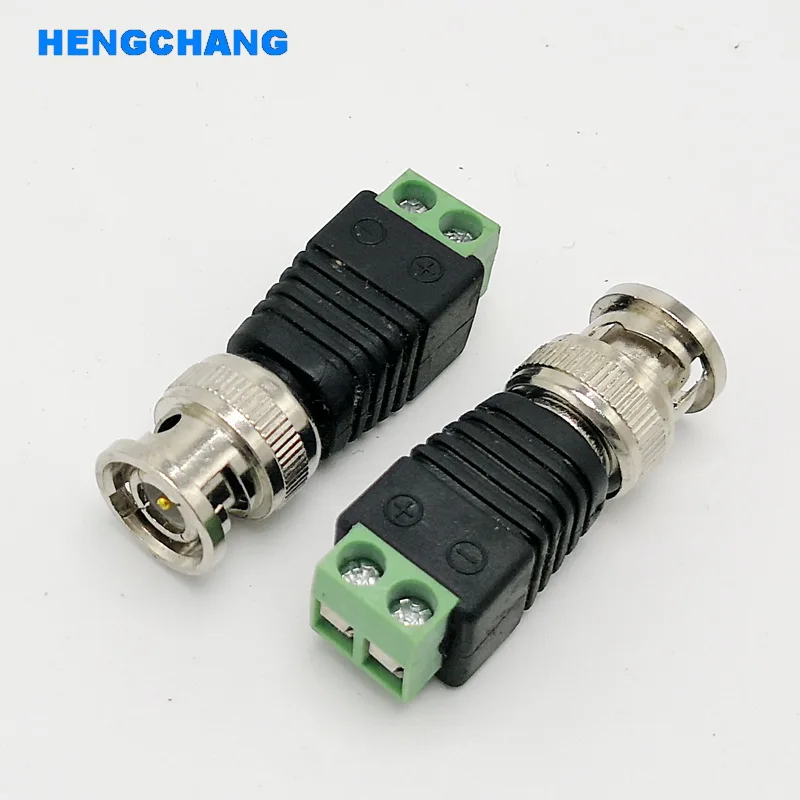 BNC разъем винтовой фиксации Cat5/Cat6 коаксиальный кабель для AHD Камеры CVI камеры TVI камеры видеонаблюдения 50 шт