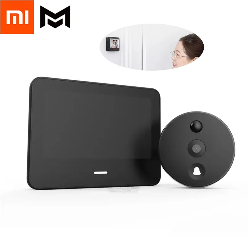 Xiaomi Xiaomo умный видео дверной звонок кошачий глаз HD ночного видения лица детектор