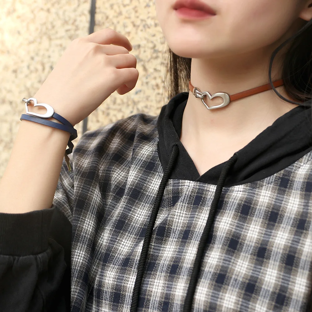 Women Leather Bracelet Simple Blank Design