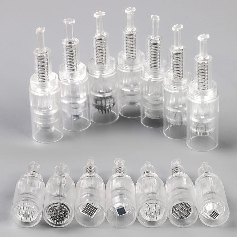 Needle Cartridge Screw Derma Pen Micro needle Micro Nano Electric Micro Rolling Derma Stamp Therapy Eyebrow Eyeliner Needle Tips