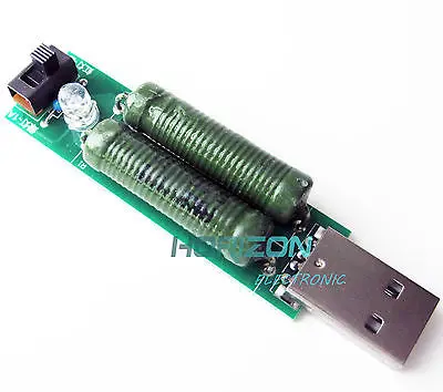 USB Charge Current Detection load Testing instrument 2A/1A Discharge Aging Resistance USB Power Adapter