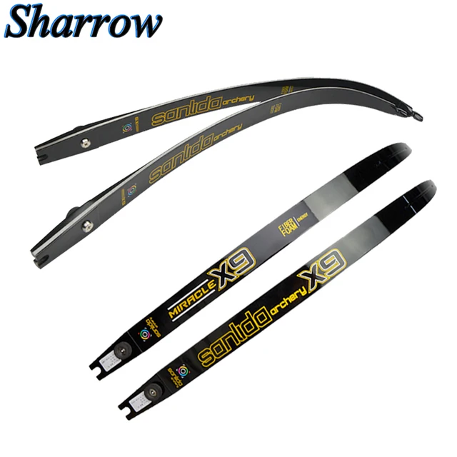  US $112.36 Archery Type 40lbs Fiberglass Recurve Limbs High Quality Bows Arrows Profes