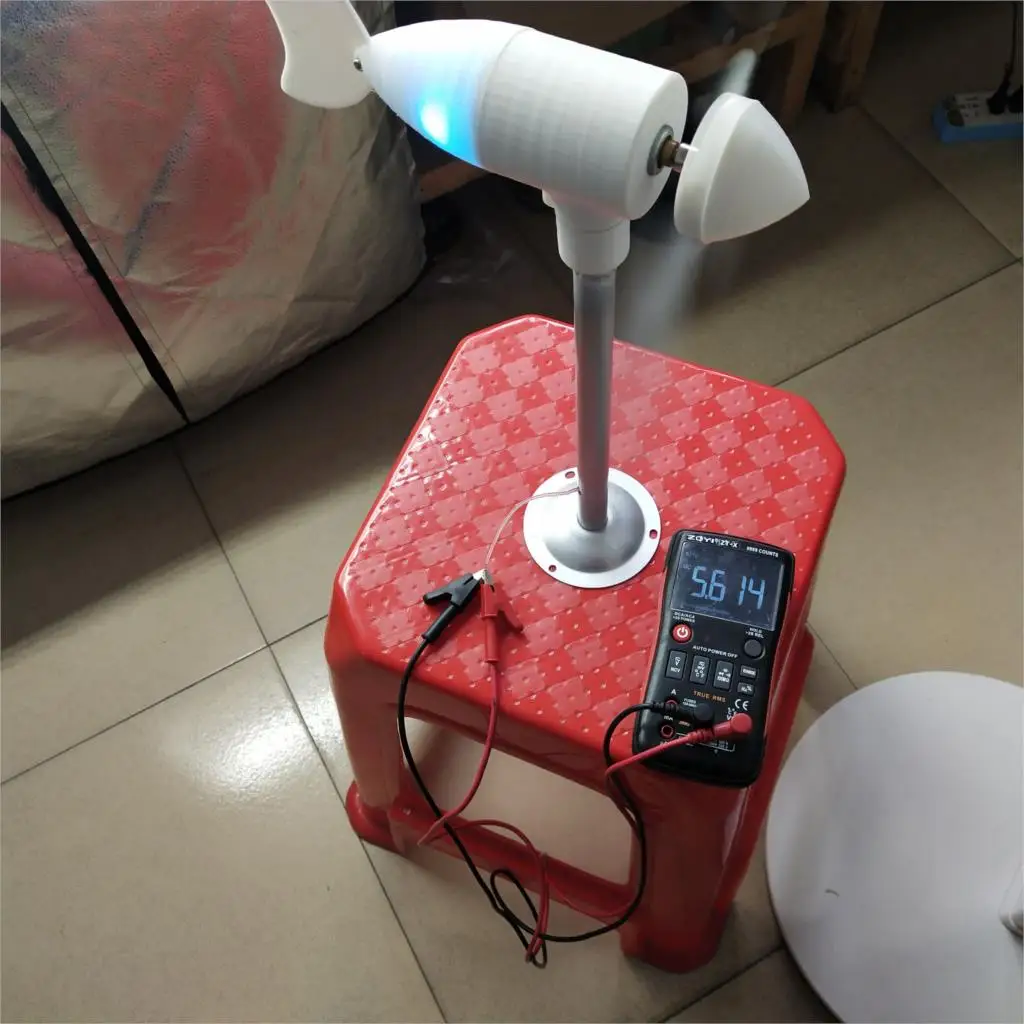 Micro wind generator, three-phase permanent magnet brushless generator, science and education, experiment, windmill