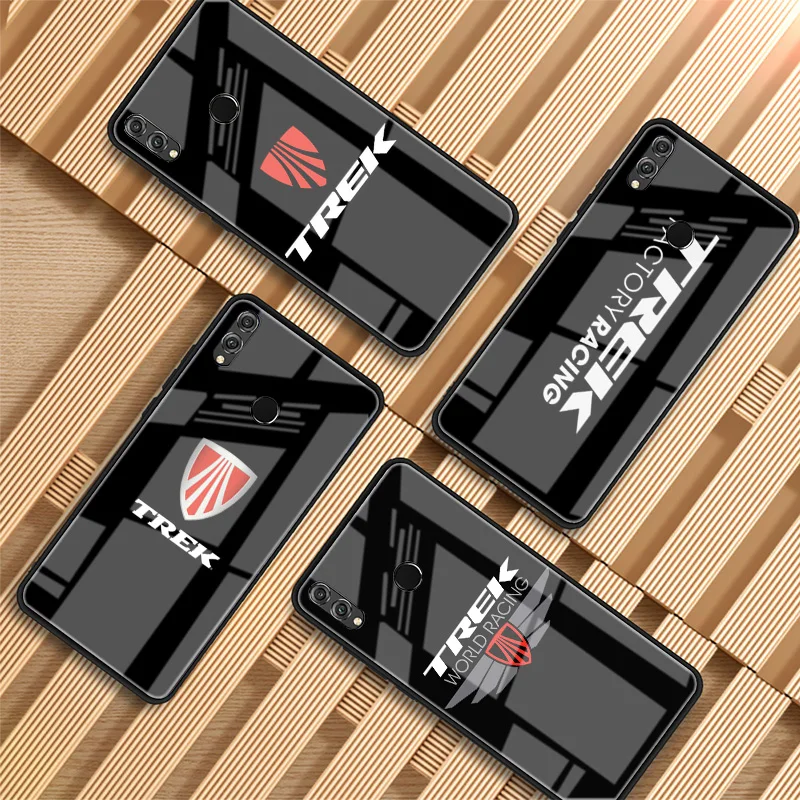 

Trek Mountain Bikes Bicycle Cycling Tempered Glass Phone Case For Huawei P20 P30 lite P20 P30 PRO MATE 20 lite MATE20PRO Honor10