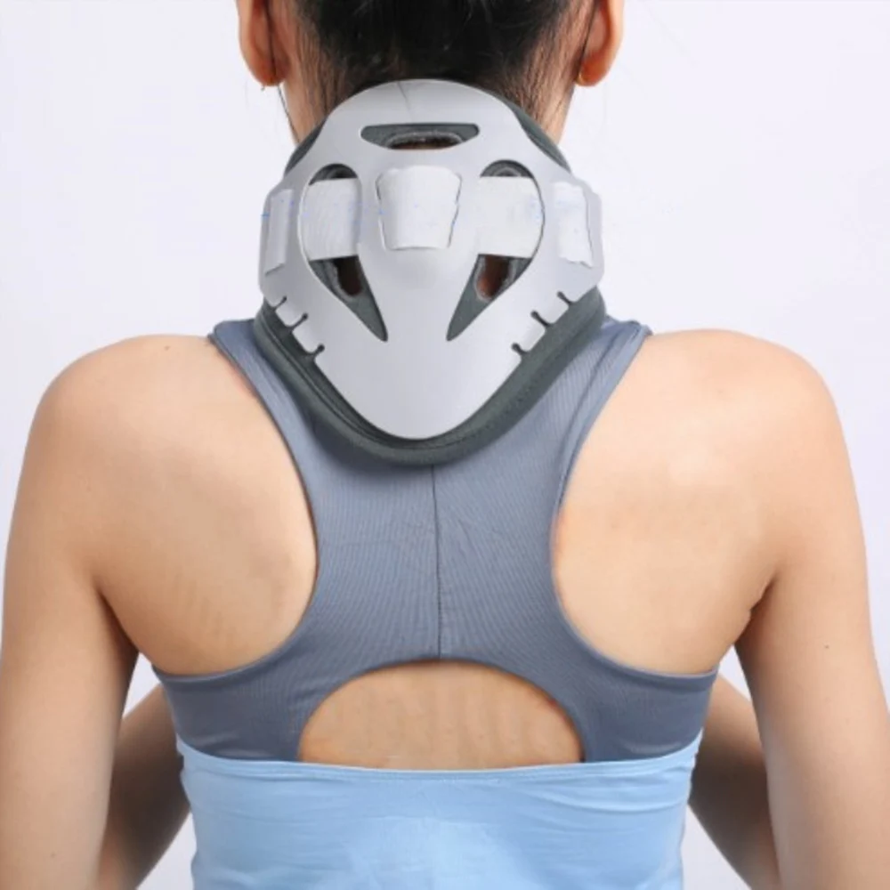 Adjustable Neck Support Traction Collar Medical Cervical Correction Breathable Stretching Vertebra Tool Tractor Decompression 1 Adjustable Neck Support Traction Collar Medical Cervical Correction Breathable Stretching Vertebra Tool Tractor Decompression 4