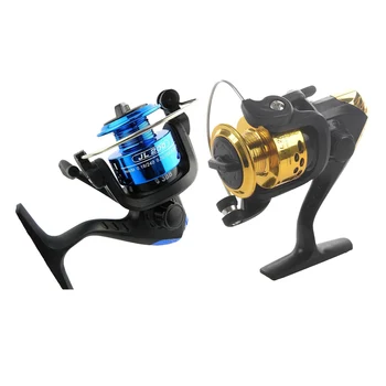 

2x Yumoshi Jl200 Electroplating Fishing Reel Gear Ratio 5.1: 1 Spinning Reel Hot New Style Blue & Yellow