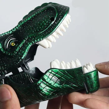 

Children's Toy 2 in 1 Imitation Dinosaurs Shark Head Press Ejection Small Car-In-Inertia Metal Car Animal Model Kids Funny Toys