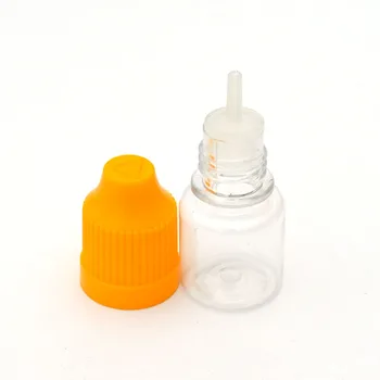 

3000pcs 3ml PET Clear Plastic Dropper Bottle with Childproof Cap for E Liquid Empty Needle Vail