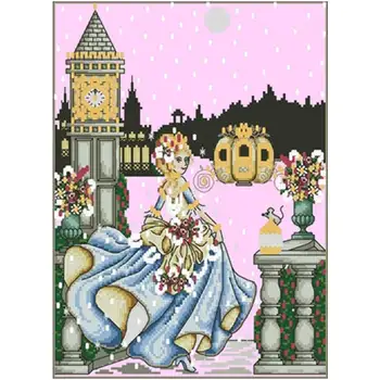 

pumpkin car patterns Counted Cross Stitch 11CT 14CT DIY Chinese Cross Stitch Kits Embroidery Needlework Sets home decor