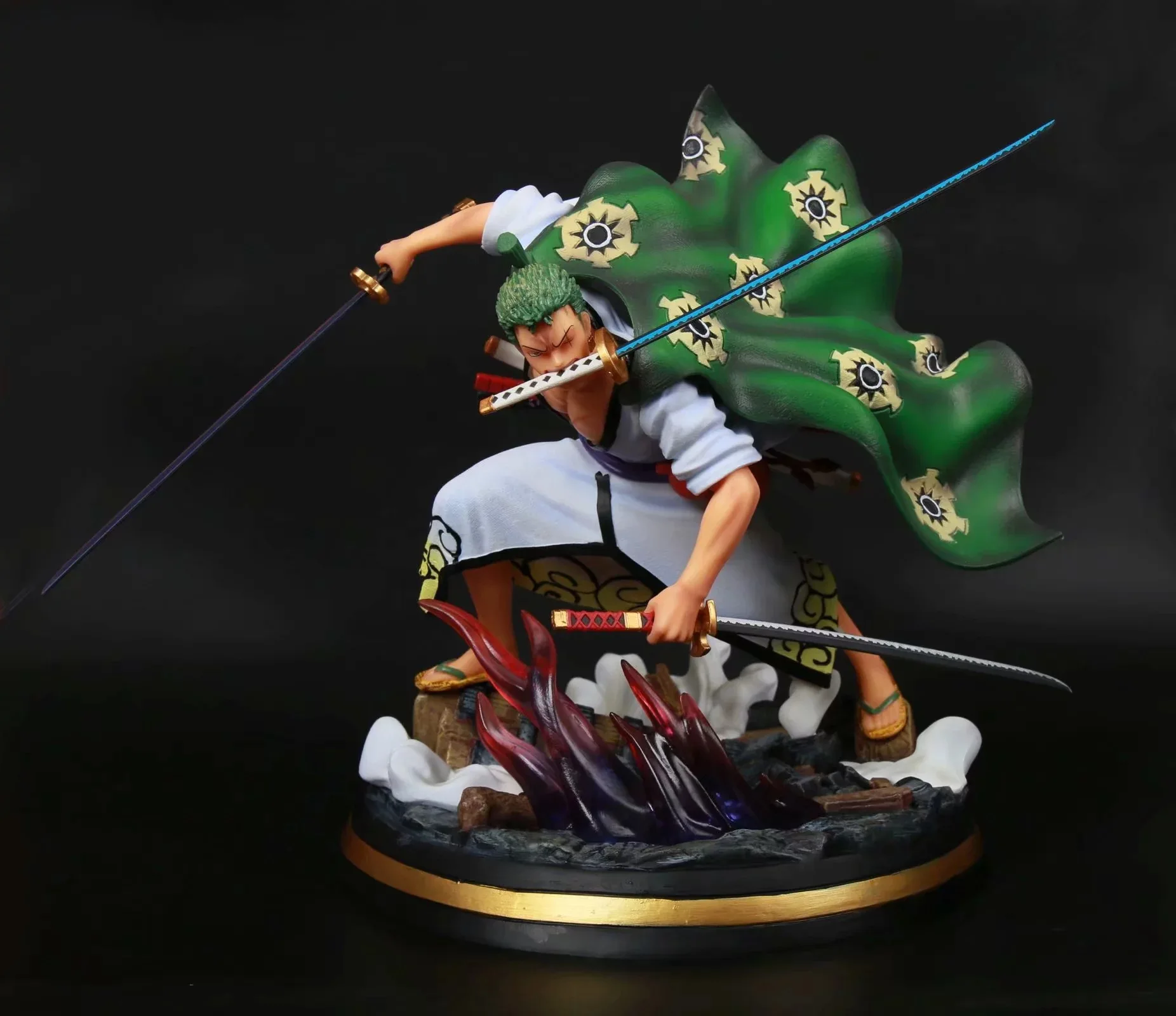 Японское аниме цельное кимоно Roronoa Zoro Battle Ver. GK статуя три тысячи мир эффект ПВХ фигурку Модель игрушки подарок Японское аниме цельное кимоно Roronoa Zoro Battle Ver. GK статуя три тысячи мир эффект ПВХ фигурку Модель игрушки подарок