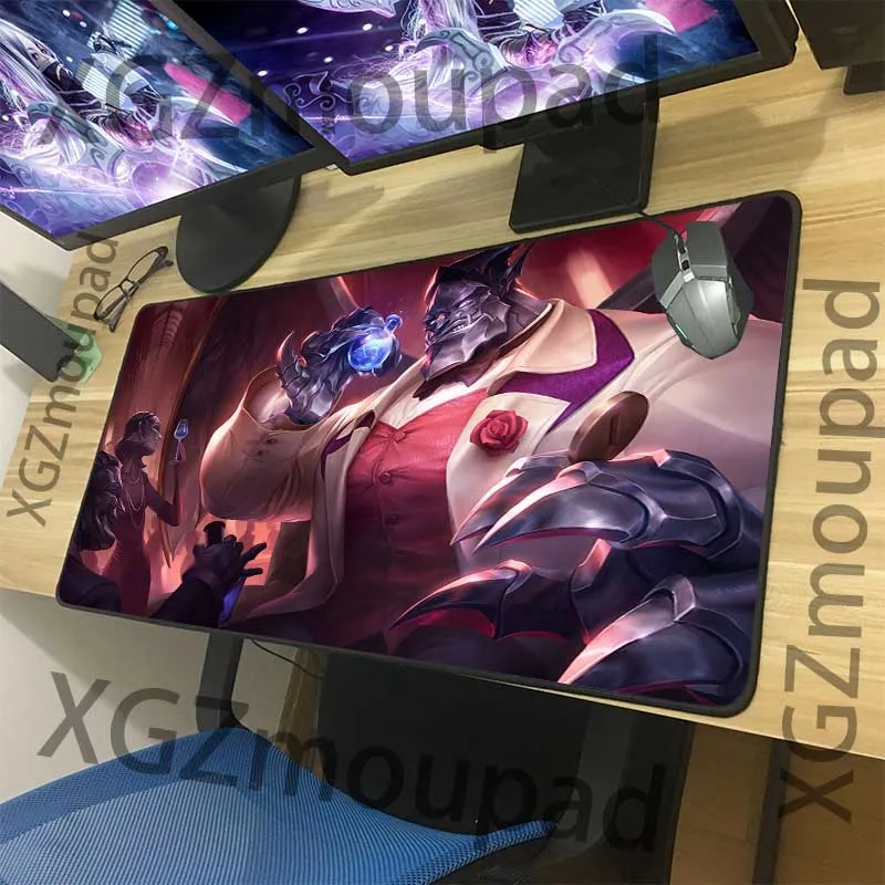 XGZ дьявол вечерние комиксы большой игровой коврик для мыши прецизионный черный