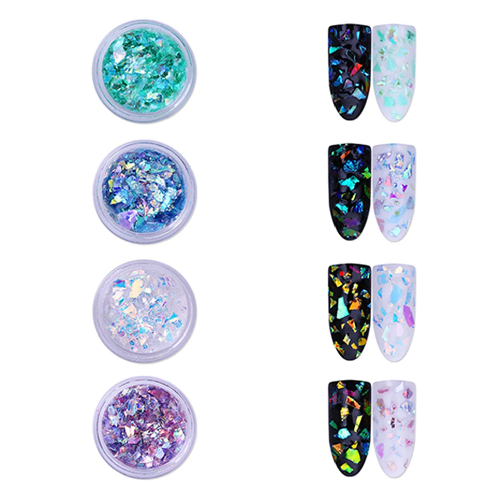 Горячая Распродажа самый популярный маникюрный желоб с блестками