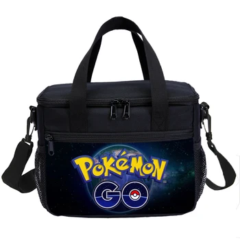 

Cute Lunch Bag Cooler Pokemon Pikachu Bags Thermal Cooler Bottle Bag Insulated Picnic Bag Portable Cooler Tote for Kids