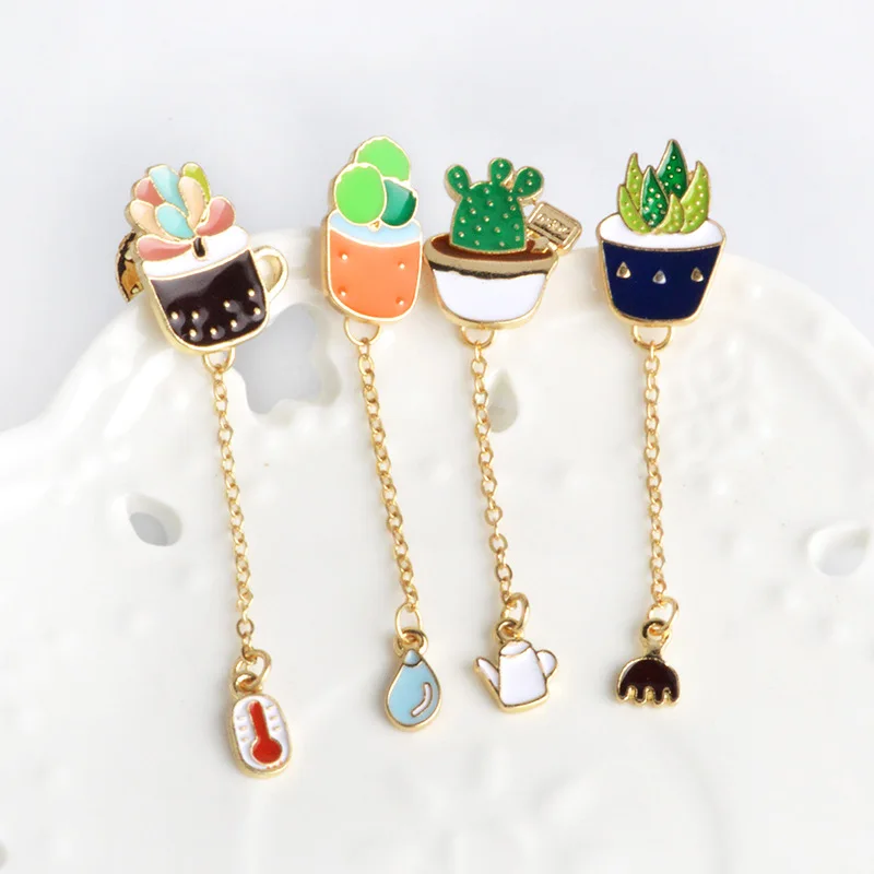 

Hot Sales Accessories Fashion And Personality Plant Cactus Cactus Clothing Pendant Brooch/Brooch