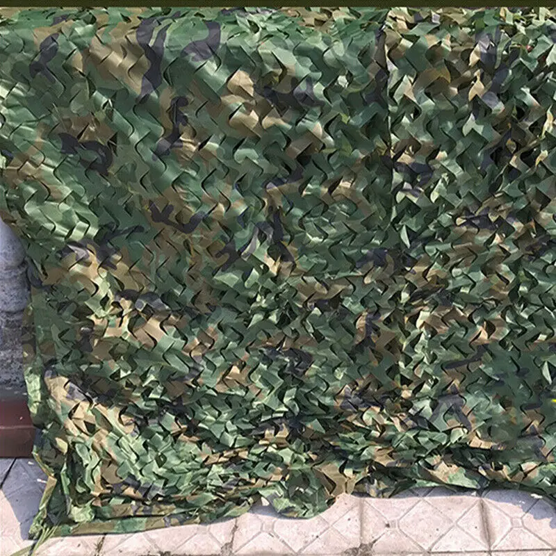 Forest camouflage Камуфляжная сетка для кемпинга, лесные джунгли, камуфляжная сетка, Охотничья сеть для стрельбы, противолетная камуфляжная сетка - Цвет: Forest camouflage