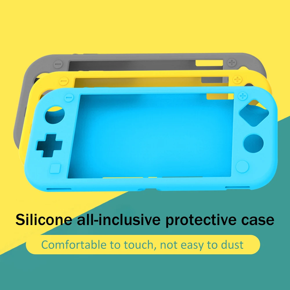 Силиконовый чехол для nintendo Switch Lite с защитой от царапин, мягкий силиконовый защитный чехол с защитой экрана