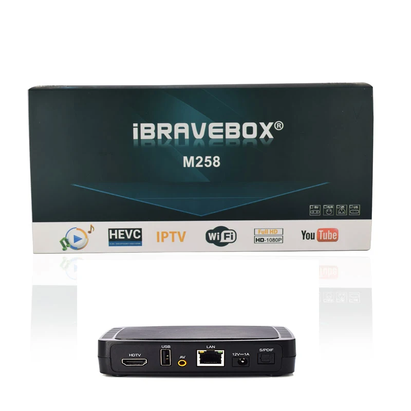 IP tv/Отт iBRAVEBOX M258 Европа IP tv подписка Франция Великобритания Немецкий Арабский голландский Швеция французский Польша Португалия Smart tv IP tv M3U