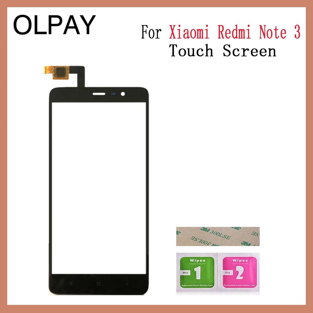 Mobile Phone 5.5'' inch Touch Screen For Xiaomi Redmi Note 1 Note 2 Note 3 Note 4 Note 5A Touch Glass Digitizer Sensor Repair - Цвет: Black Redmi Note 3