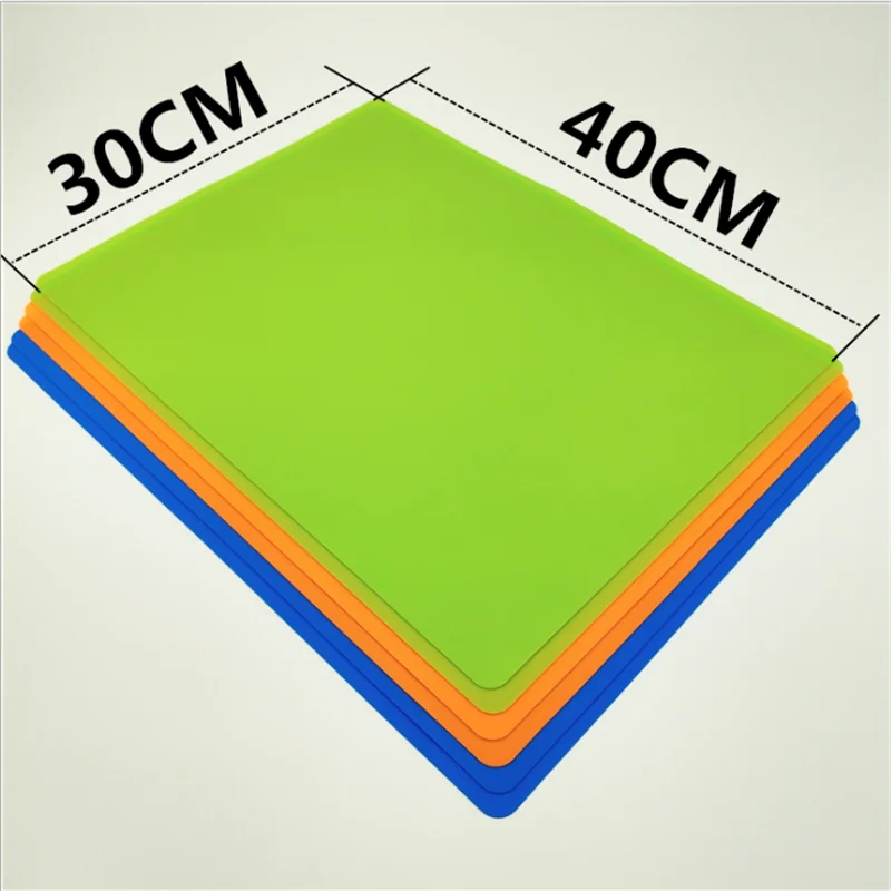 Прямоугольные силиконовые подстилки для детей, студентов, нескользящая посуда, коврик с высокой термоизоляцией, настольные коврики, посуда для домашних животных