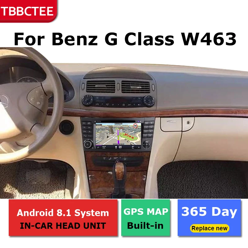 2Din для Mercedes Benz G Class W463 2001~ 2008 автомобильный радиоприемник для Android мультимедийный плеер gps навигация ips экран HiFi WiFi BT