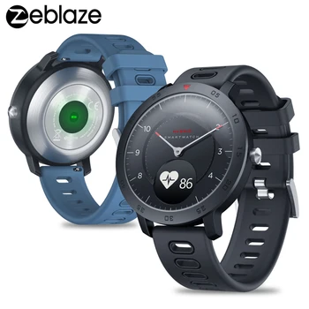 

Smart watch Zeblaze Hybrid Heart Rate Watch Blood Pressure Smartwatch Men Waterproof Distance Sleep Tracker pk crystal vibe3 pro