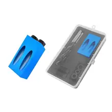 7/14/34 шт. деревообрабатывающий гид набор для позиционирования 15 градусов угол луча локатор биты из шаблона для отверстий под косой деревянных направляющая обойма набор локаторов набор ручных инструментов