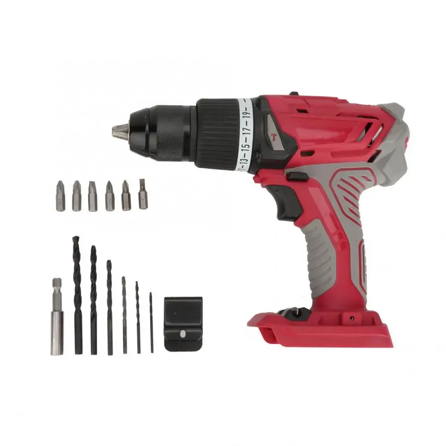 

Matkap Multifunctional Cordless Impact Drill Electric Screwdriver Adjustable with LED Light Taladro Inalambrico