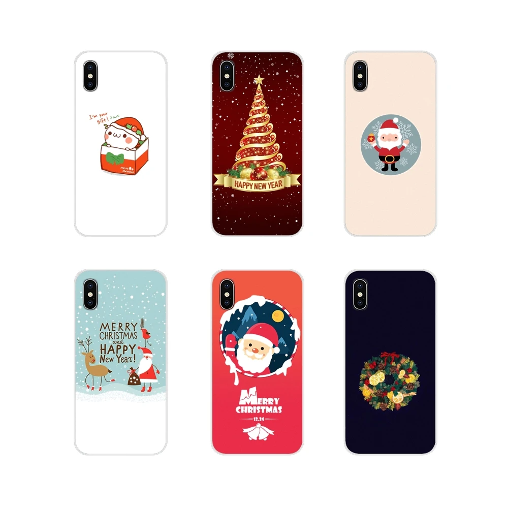 Cell Phone Cases For ZTE Blade A5 2019 V6 V7 V8 Lite V9 V10 A 452 510 512 520 530 602 610 910 Christmas Snow Santa Tree New Year | Мобильные
