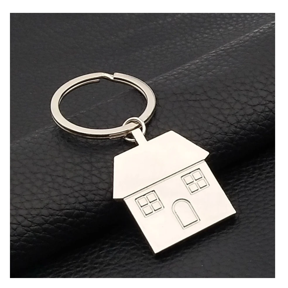 

Personalized birthday gift for mom House keychain,car keychain,stainless steel keychain custom with your wish text and phone
