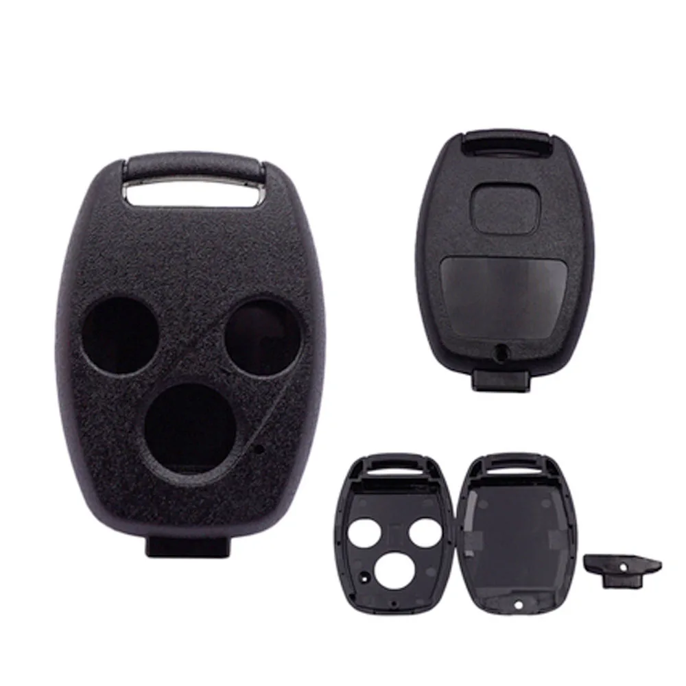 OkeyTech для Honda Crv Pilot Accord Fit City дистанционного ключа оболочки чехол Fob 2 3 кнопки Pad HON66 Uncut Пустой Клинок для Honda
