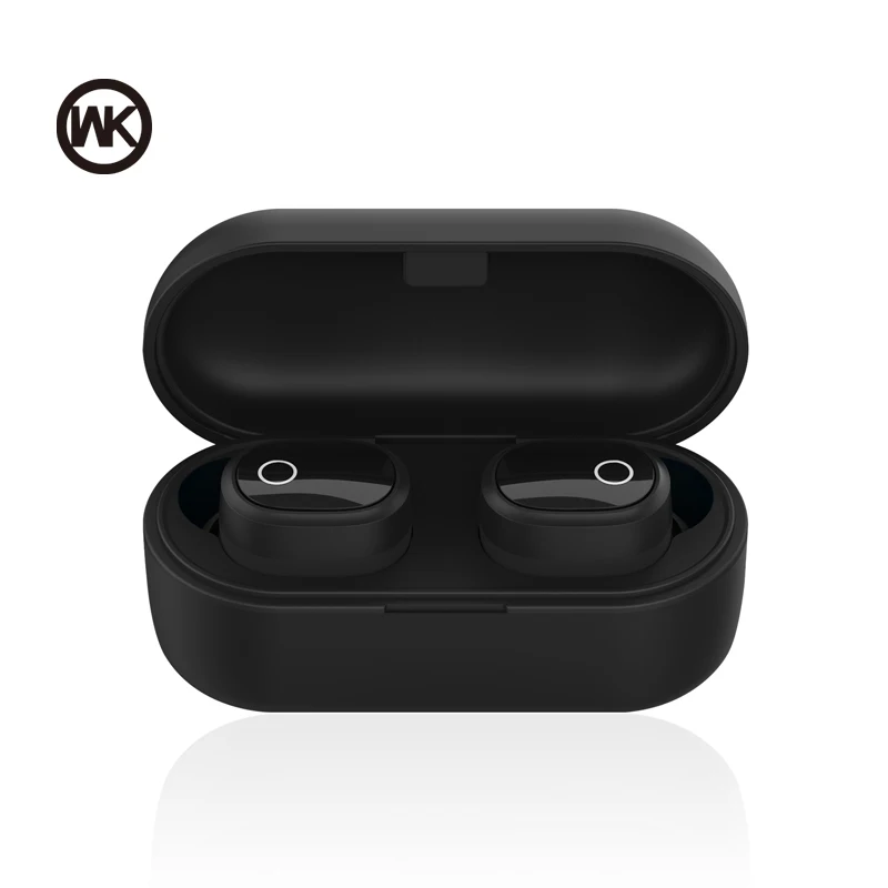 Black earphone V20 WEKOME V20 TWS 5,0 Bluetooth беспроводные наушники 3D стерео Bluetoon наушники гарнитура для iPhone Xiaomi huawei samsung - Цвет: Black earphone V20