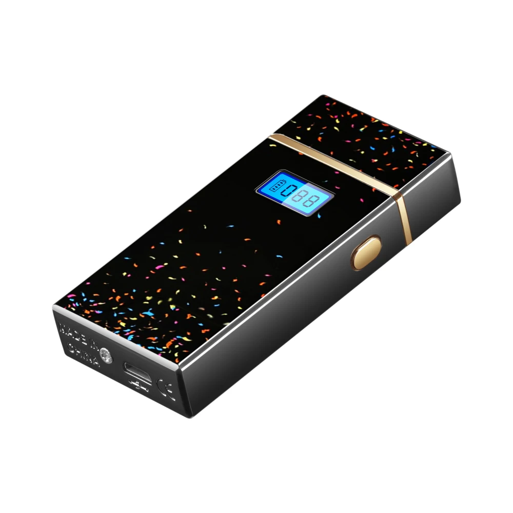 1 Новая электрическая зажигалка, usb-зарядка, зажигалка, ветрозащитная для Плазменно-дуговой зажигалки, гаджеты для мужчин - Цвет: 1