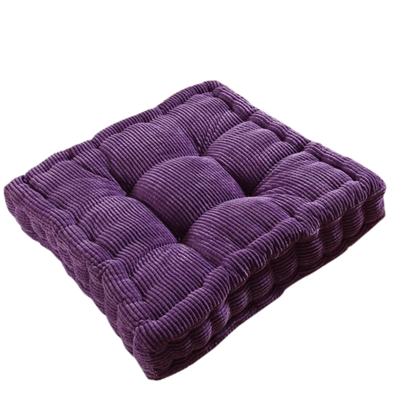 Purple Urijk 1 шт. квадратный диван подушка ягодицы стул подушка круглый удобный хлопок подушка сидения, салон барный стул подушки заднего сиденья - Цвет: Purple